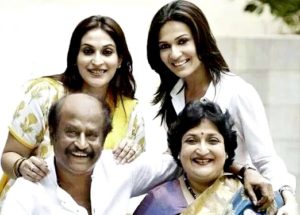 Rajinikanth with Family