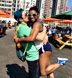 Simone Biles with boyfriend Arthur Mariano images