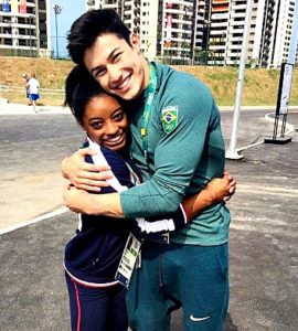 Simone Biles with boyfriend Arthur Mariano pictures