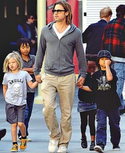 brad-pitt-with-kids